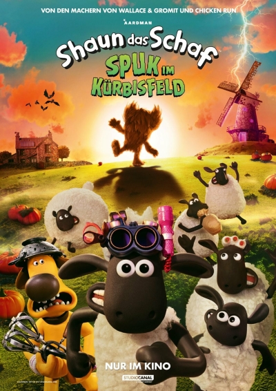 Filmplakat SHAUN DAS SCHAF - Spuk im Kürbisfeld 